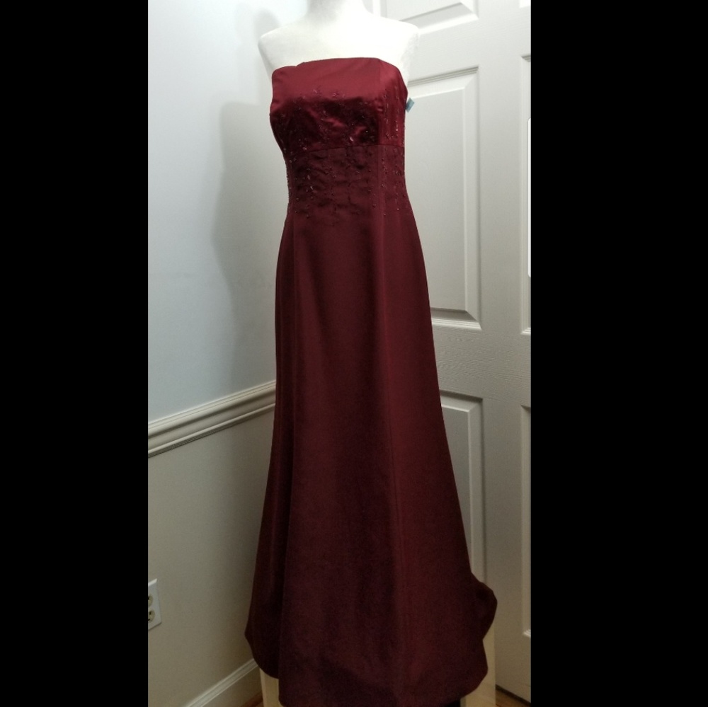 Strapless Gown +Jacket, Dusk Collection 2pc, Lk 8 - Picture 3 of 8
